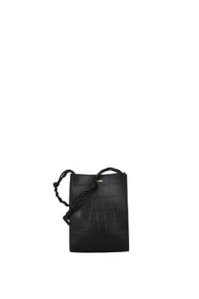 Jil Sander Crossbody Bag Women Leather Black
