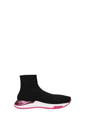 Salvatore Ferragamo Sneakers ninette Women Fabric  Black