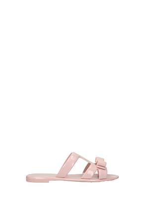Salvatore Ferragamo 拖鞋和木屐 lylia 女士 聚氯乙烯 粉色 古典粉红色