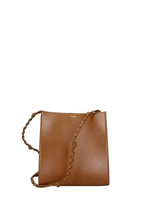 Jil Sander Crossbody Bag tangle Women Leather Brown Acorn