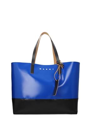 Marni Shoulder bags Women Polyester Blue Electric Blue