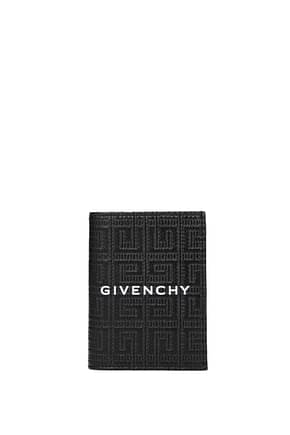 Givenchy 文件持有人 男士 布料 黑色