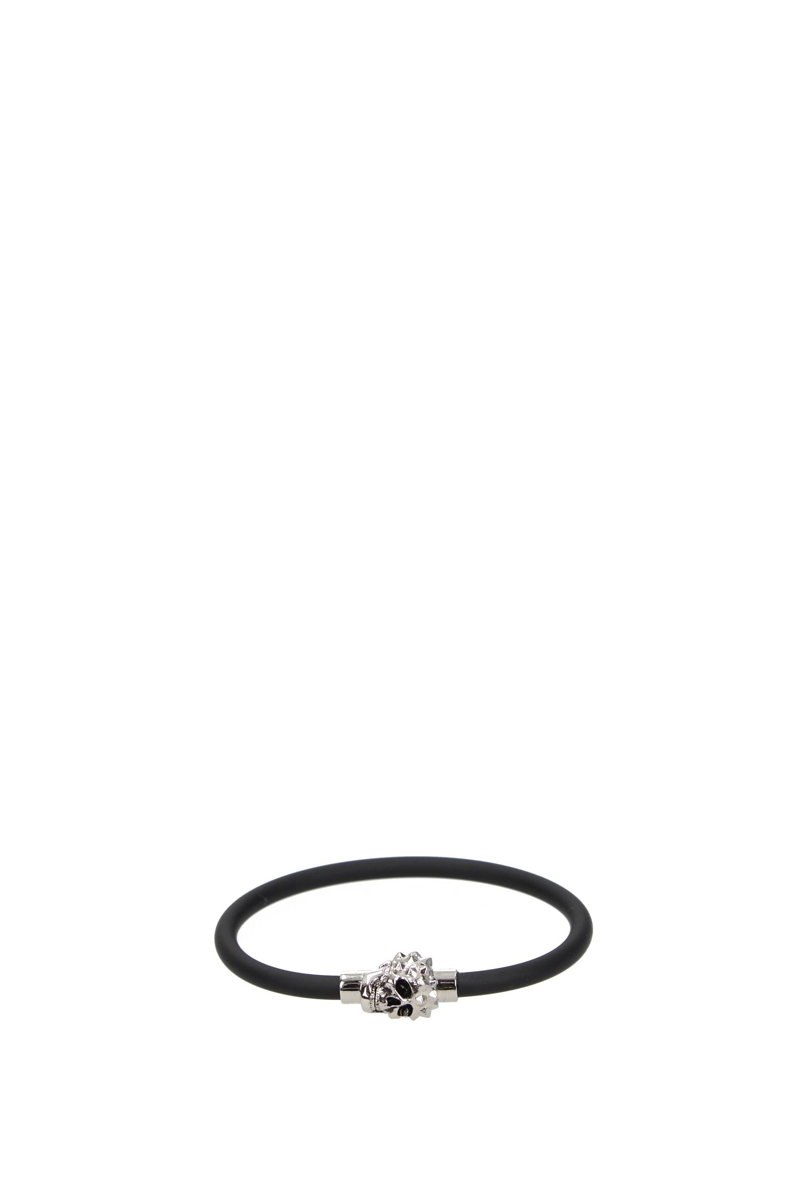 Alexander McQueen Silver Skull Bracelet | Smart Closet
