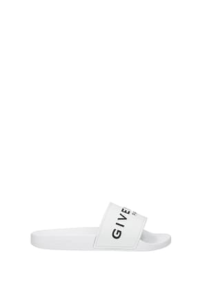 Givenchy Flip-Flops und Holzschuhe Herren Gummi Weiß