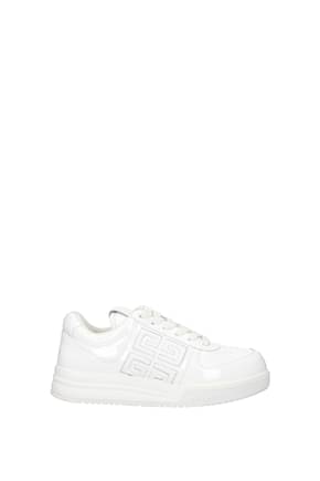 Givenchy Sneakers 4g Women Patent Leather White