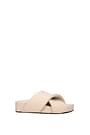 Jil Sander Slippers and clogs Women Leather Pink Powder Pink