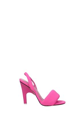 The Attico Sandals rem Women Fabric  Pink Geranium