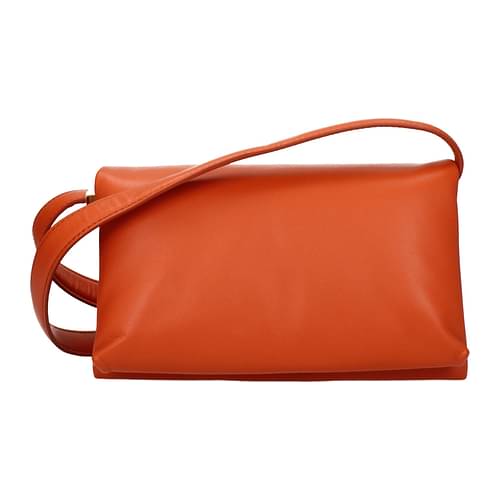 OFF-WHITE: Jitney 0.5 leather bag - Orange