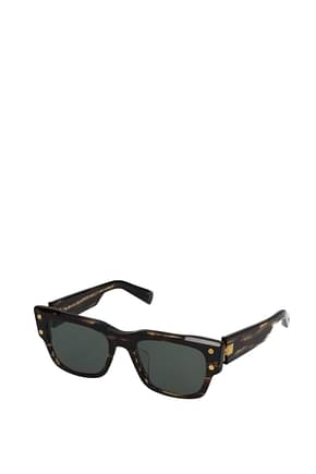 Balmain Sunglasses Women Acetate Brown Leopard
