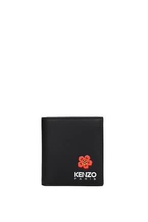 Kenzo Wallets Women Leather Black