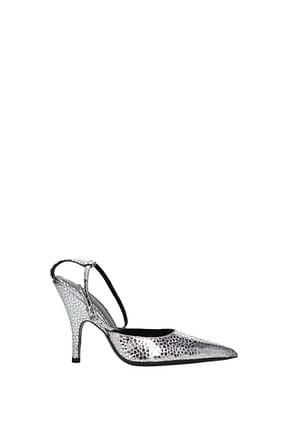 By Far Sandals eliza Women Leather Silver