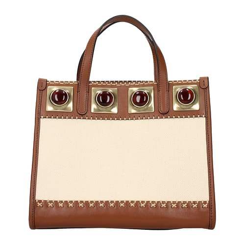 Etro Handbags Women Fabric Brown Natural