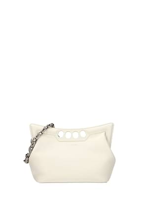 Alexander McQueen Handbags the peak Women Leather White Ivory