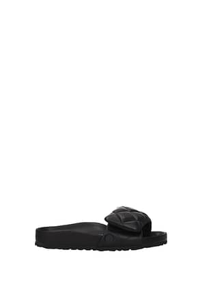 Birkenstock Slippers and clogs Women Leather Black