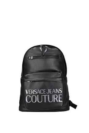 Versace Jeans 背包和腰包 couture 男士 聚氨酯 黑色