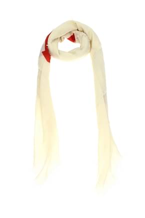 Givenchy Foulard Women Cashmere Beige Red