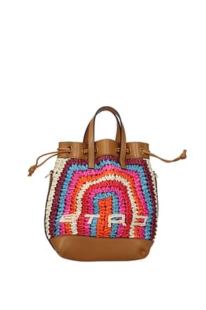 Etro Handbags Women Fabric  Multicolor Brown