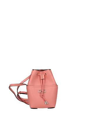Salvatore Ferragamo Crossbody Bag Women Leather Pink Coral
