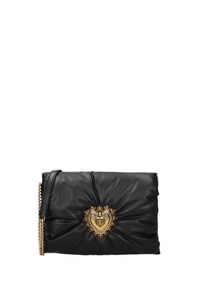 Dolce&Gabbana Clutches devotion Women Leather Black