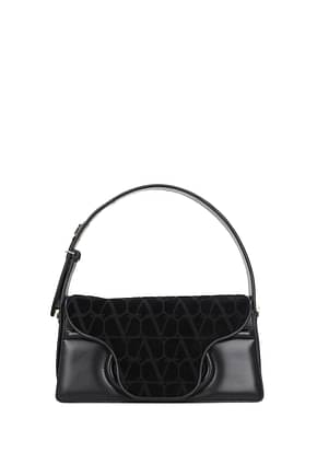 Valentino Garavani Handbags Women Velvet Black
