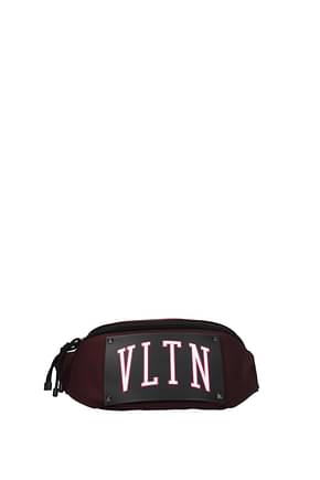 Valentino Garavani Backpack and bumbags Men Fabric  Violet Bordeaux