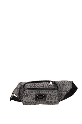 Dolce&Gabbana Backpack and bumbags Men Fabric  Beige Black