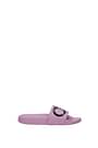Salvatore Ferragamo Slippers and clogs groovy Women Rubber Pink Marshmallow