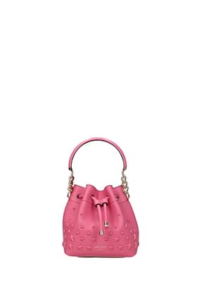 Jimmy Choo Handbags bon bon Women Leather Pink Candy Pink