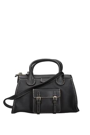 Chloé Handbags edith Women Leather Black