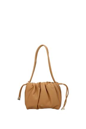 A.P.C. Shoulder bags ninon Women Eco Leather Brown Caramel
