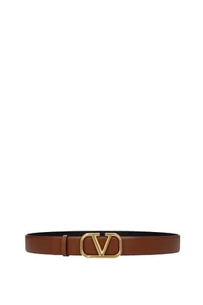Valentino Garavani Regular belts Men Leather Brown