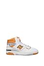 New Balance Sneakers 650 Men Leather White Canyon