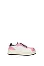 Kenzo Sneakers Women Leather White Pink