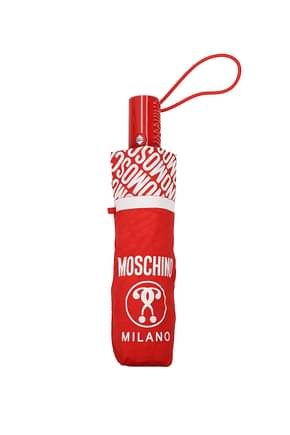 Moschino Ombrelli Donna Poliestere Rosso