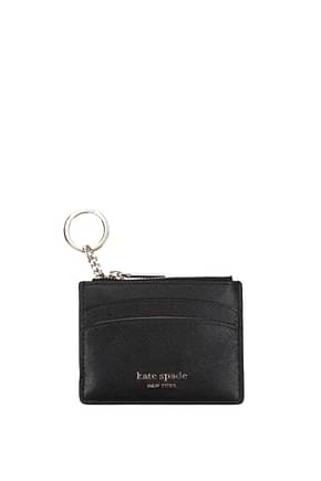 Kate Spade Coin Purses Women Leather Black