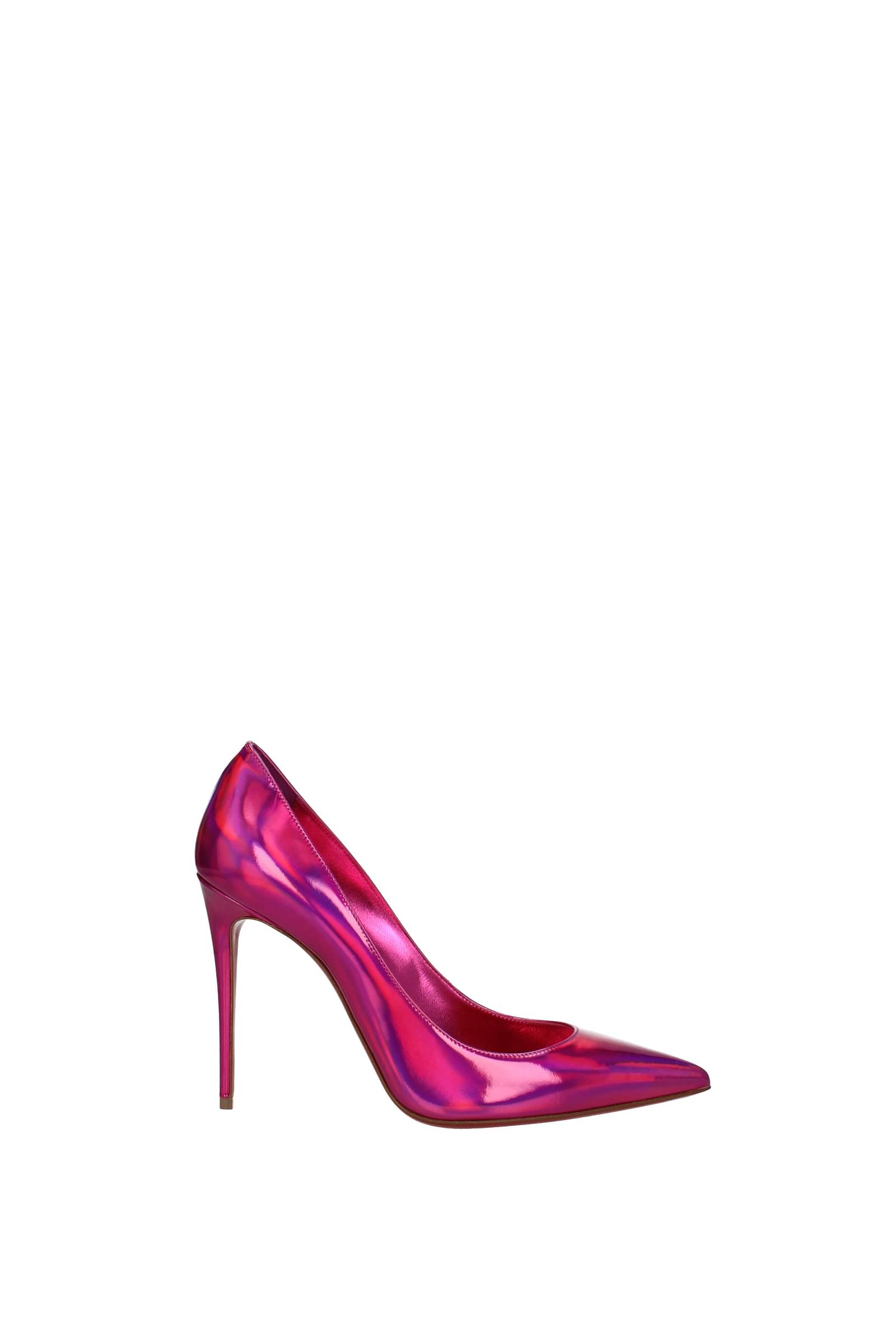 Louboutin Talon Femme 3210399P708 Cuir Verni Fuchsia 338 98