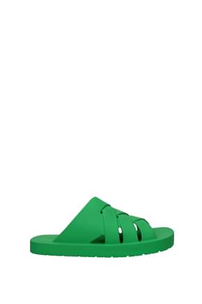 Bottega Veneta 拖鞋和木屐 男士 橡皮 绿色 Parrocchetto