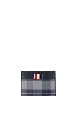 Thom Browne Document holders Men Leather Gray
