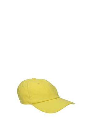 Jacquemus Hats la casquette Men Cotton Yellow