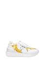 Versace Jeans Sneakers couture Women Fabric  White