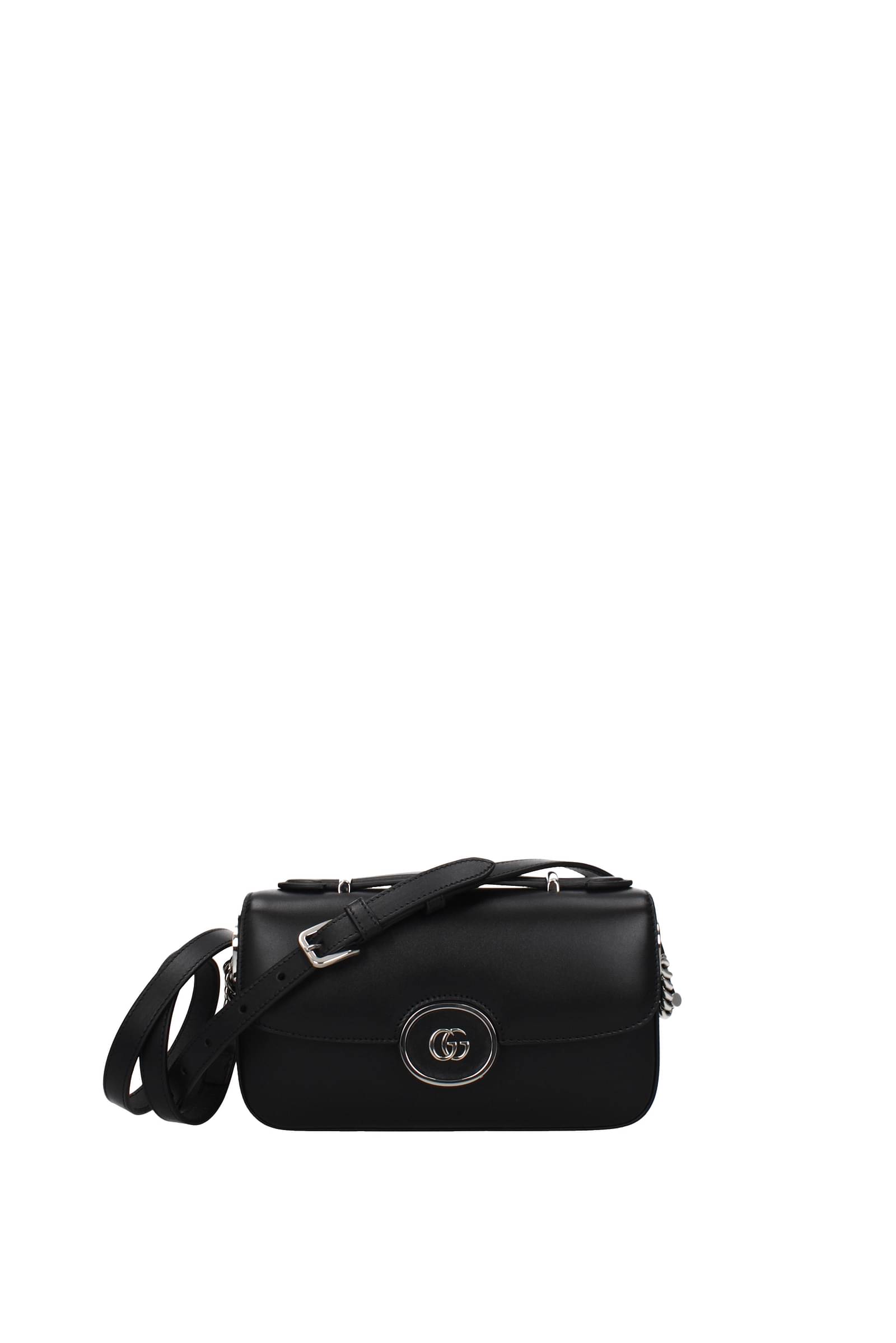 Gucci Jackie Bardot Handbag in Black Python with white metal piston closure.