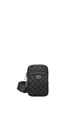 Gucci Crossbody Bag ophidia Men Fabric  Black