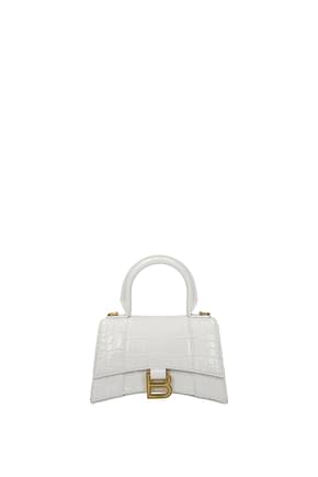 Balenciaga Handbags Women Leather White