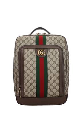 Gucci Backpack and bumbags ophidia Men Fabric  Brown