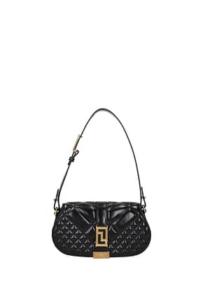 Versace Shoulder bags greca goddess Women Leather Black