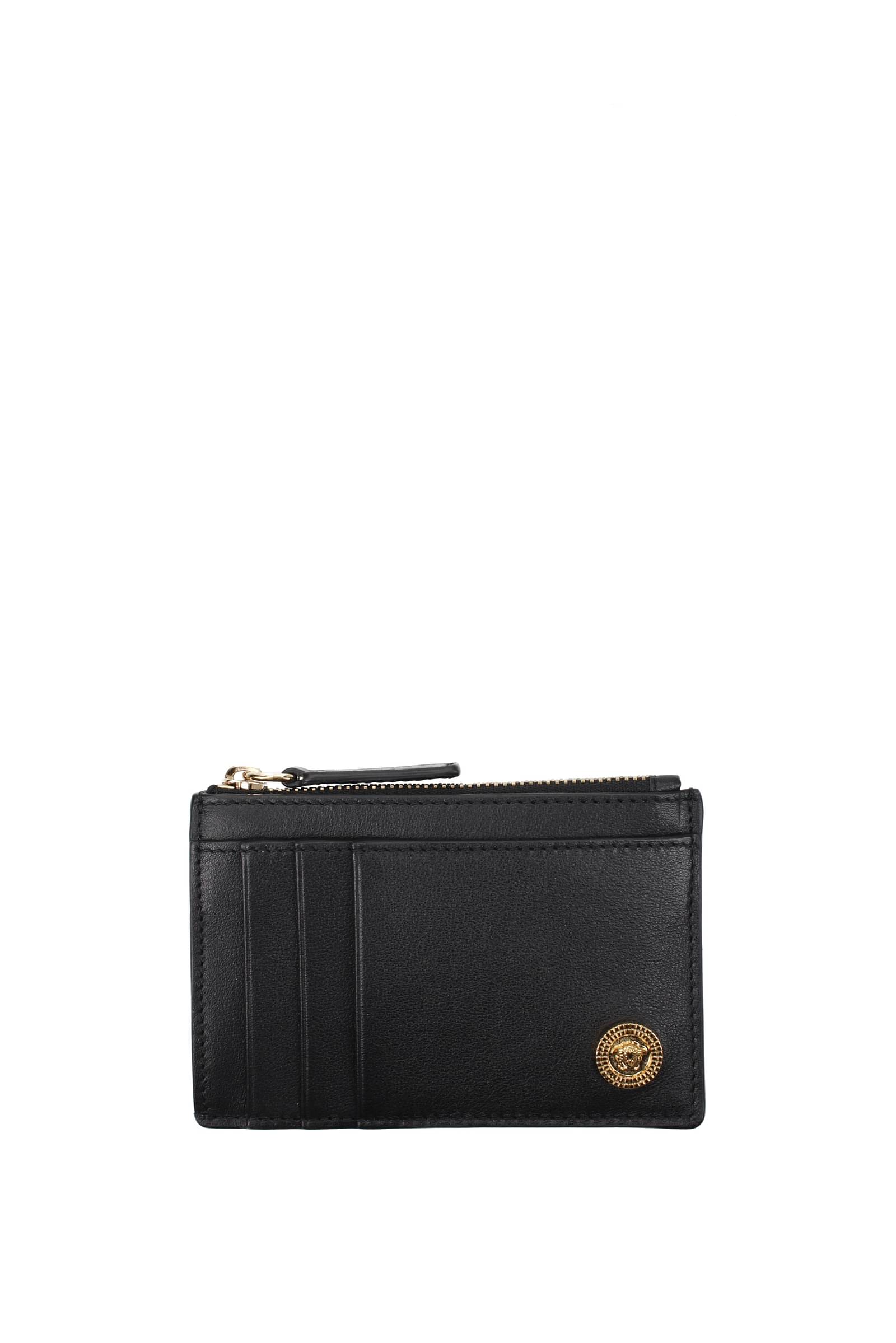 Versace Black Wallet for Men | Lyst