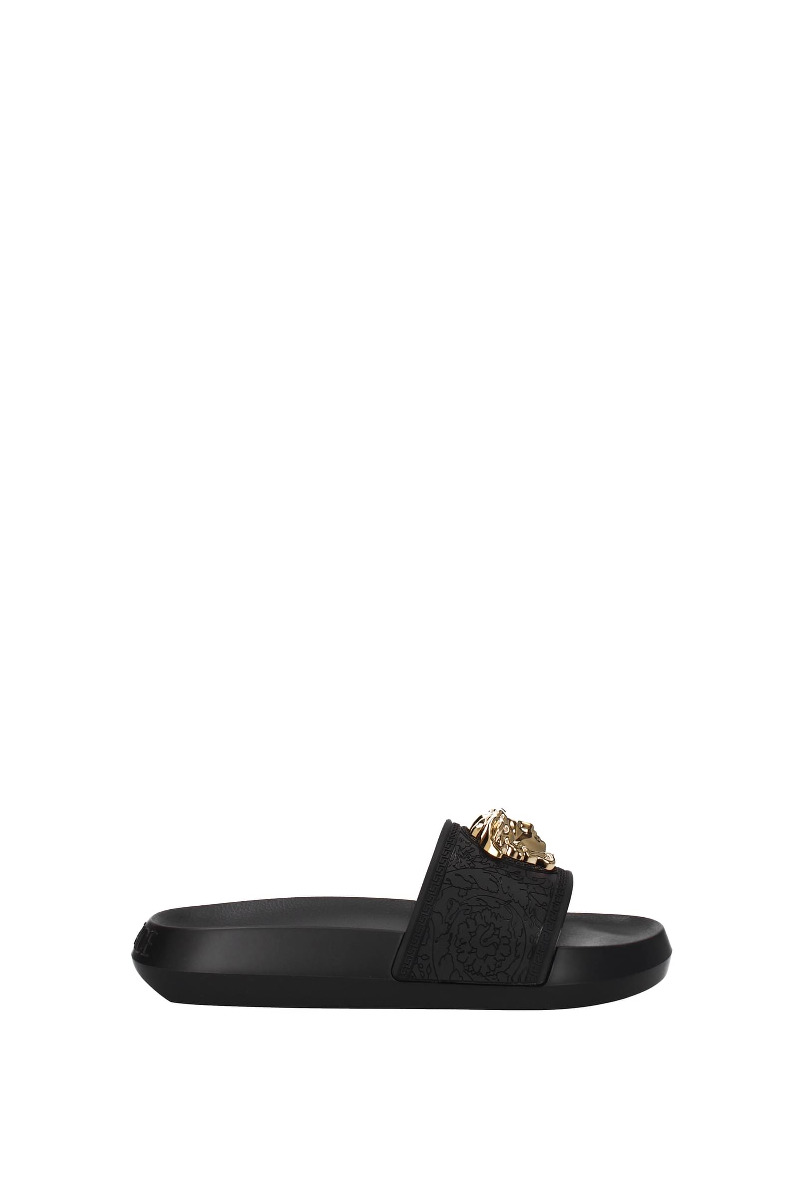 VERSACE FAUX FUR PALAZZO SLIPPERS – Enzo Clothing Store