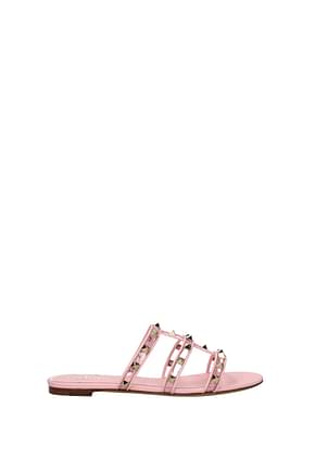 Valentino Garavani Slippers and clogs Women Leather Pink