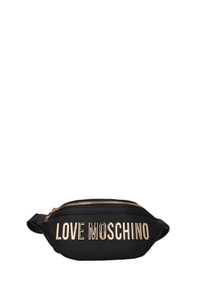 Love Moschino Backpacks and bumbags eco friendly Women Polyurethane Black
