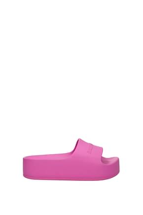 Balenciaga Slippers and clogs chunky Women Rubber Pink